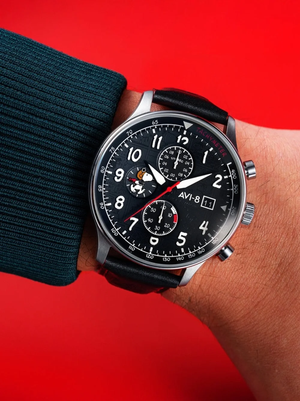 AVI-8 Hawker Hurricane Peanuts Snoopy Flying Ace Watch